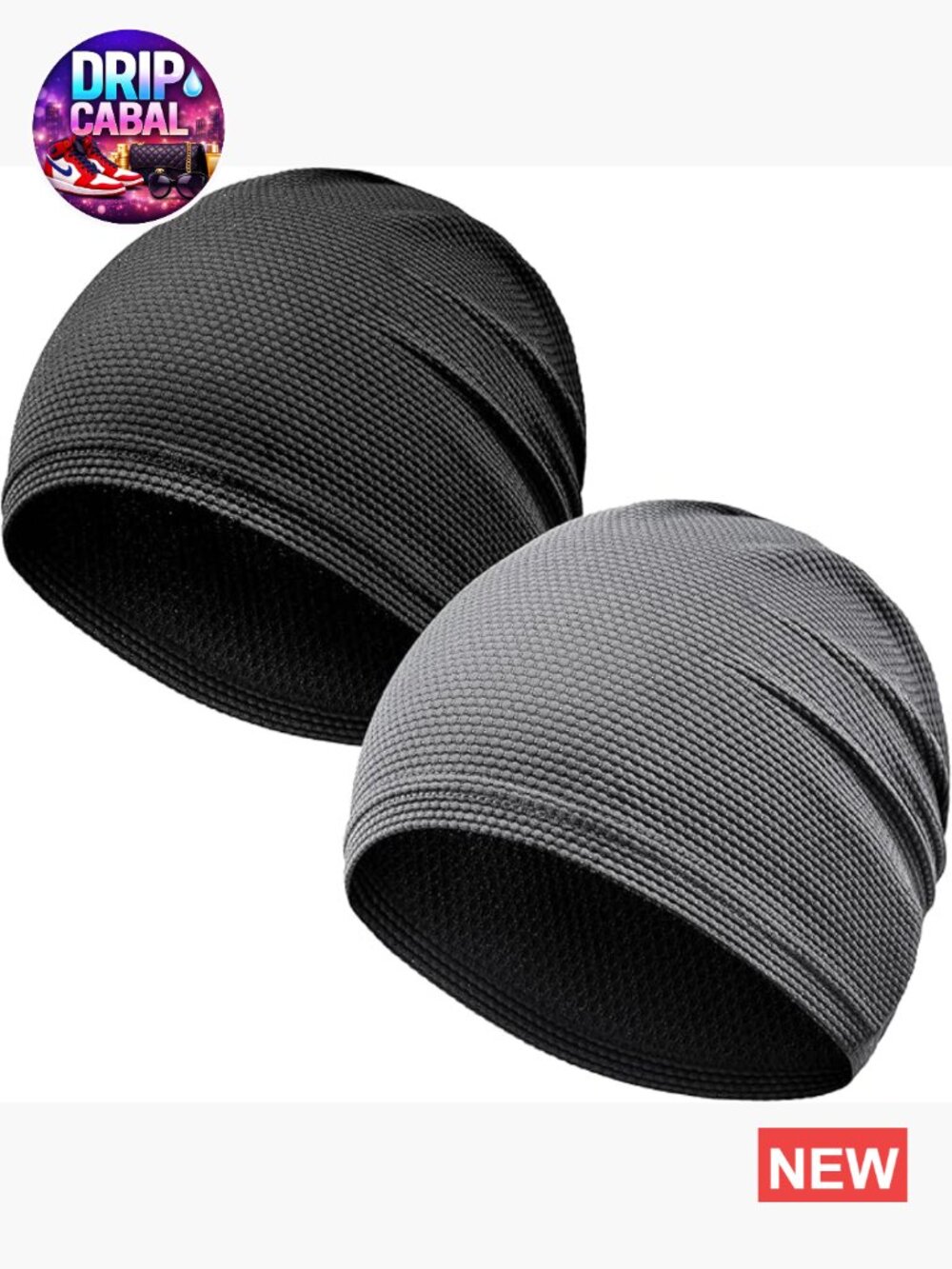 Cooling Skull Caps, Breathable 3D Mesh Sweat Wicking Running Hat for Cycling